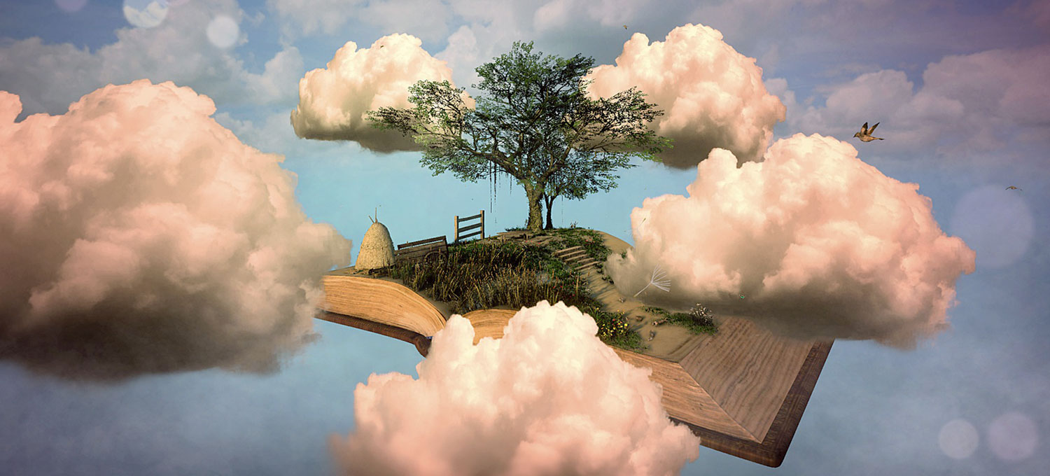 Reading is the best instance of having one's head in the clouds